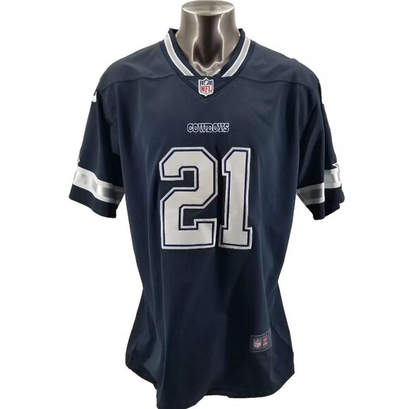 Nike Dallas Cowboys Ezekiel Elliott Signature Jersey #21 Men’s Sz XL On Field - Picture 1 of 11